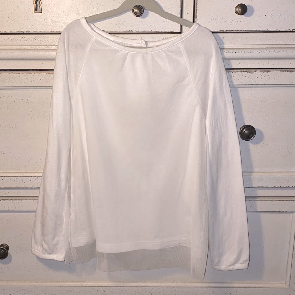 Carter’s white longsleeve shirt kids layered top 6​​
